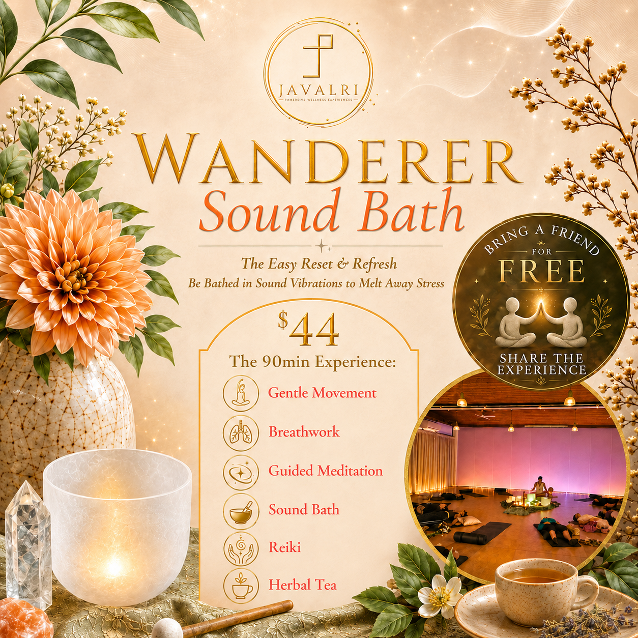 Wanderer Sensory Sound Bath - Samford Village (Weekly)